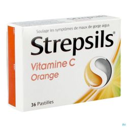 Strepsils Vitamine C Orange Past 36