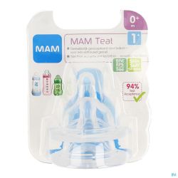 Mam Tetine Silicone Newborn Teat Size 1