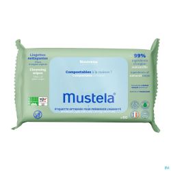 Mustela Lingettes Nettoyantes Parfumees 60