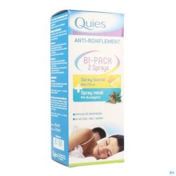 Quies A/ronflem.bipack Spray Nasal 15ml+buccal70ml