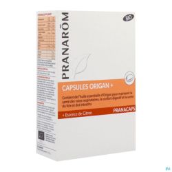 Pranacaps Origan+ Caps 30 Pranarom