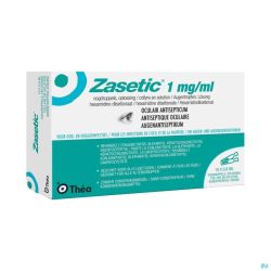 Zasetic 1mg/ml Sol Ud Gutt Oculaires 10x0,6ml