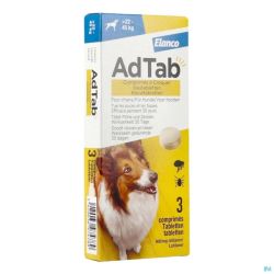 Adtab 900mg Chien >22kg-45kg Comp A Croquer 3