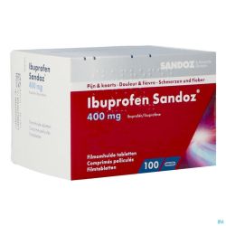 Ibuprofen Sandoz 400mg Comp Pell 100x400mg