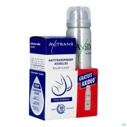 Axitrans Roller Peau Norm.+axideo Sport 75ml Grat.