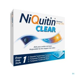 Niquitin Clear Patches 21 X 21mg