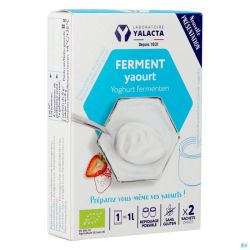 Yalacta Ferment Yaourt Bio 2x4g