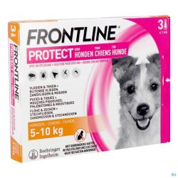 Frontline Protect Spot On Sol Chien 5-10kg Pipet 3