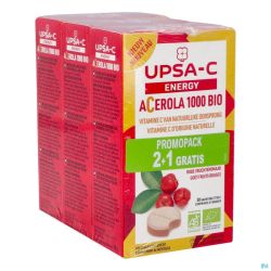 Upsa C Energy Acerola 1000mg Comp Croq30x3 2+1prom