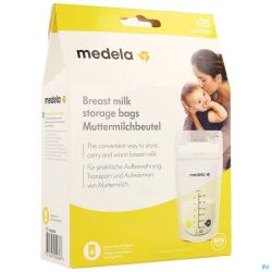 Medela Sacs Recueil Lait Maternel 180ml 25