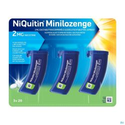 Niquitin 2,0mg Minilozenge Comp A Sucer 60