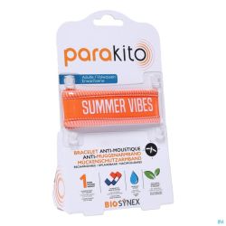 Para'kito Bracelet Adulte Good Vibes Orange 1