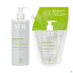 Svr Sebiaclear Eau Micellaire 400ml + Refill 400ml