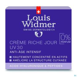 Widmer Aai Creme Jour Riche Uv30 N/parf Pot 50ml