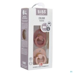 Bibs 3 Sucette Duo Woodchuck Blush