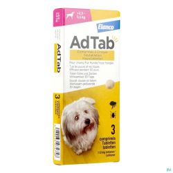 Adtab 112mg Chien >2,5kg-5,5kg Comp A Croquer 3