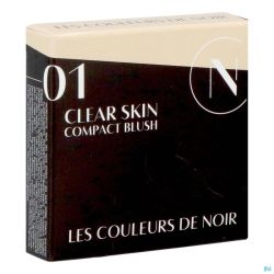 Les Couleurs De Noir Soft Touch Blush S/talc 01