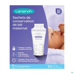 Lansinoh Sachet Conservation Lait Maternel50 40056