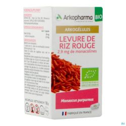 Arkogelules Levure Riz Rouge Bio Caps 45 Nf