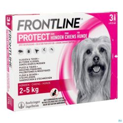 Frontline Protect Spot On Sol Chien 2-5kg Pipet 3