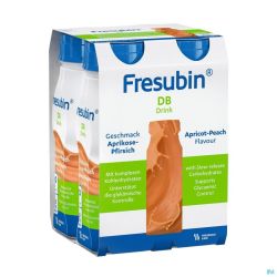 Fresubin Db Drink Peche-abricot Easybot.4x200ml