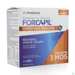 Forcapil Keratine+ Lot Caps 180