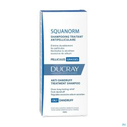 Ducray Squanorm Sh Pellicules Grasses 200ml