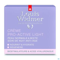 Widmer Nuit Creme Pro-active Light Parf Pot 50ml