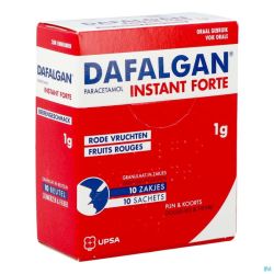 Dafalgan Instant Forte Fruits R. 1g Gran Sach 10