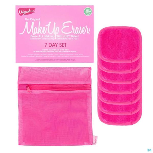 Makeup Eraser Original Mue Original Pink 7 Day Set