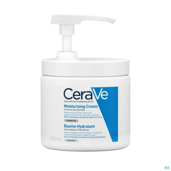 Cerave Baume Hydratant Pot+pompe 454g