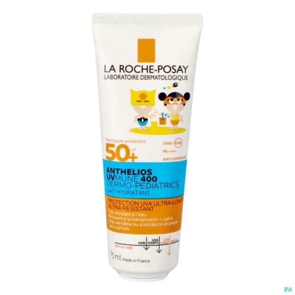 Lrp Anthelios Uvmune Lait Dermo-ped Spf50+ 75ml