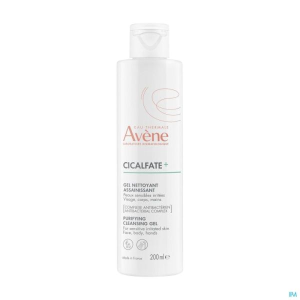 Avene Cicalfate+ Gel Nettoyant Assainissant 200ml