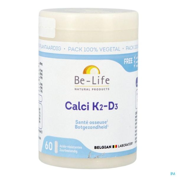 Calci K2 D3 Be Life Caps 60