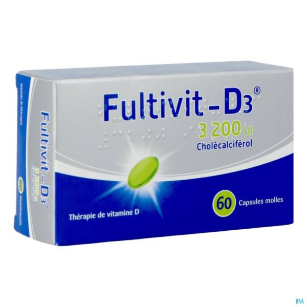 Fultivit-D3  3200Iu Caps Molle 60