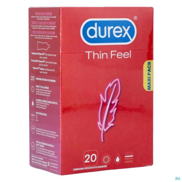 Durex Thin Feel Preservatifs 20