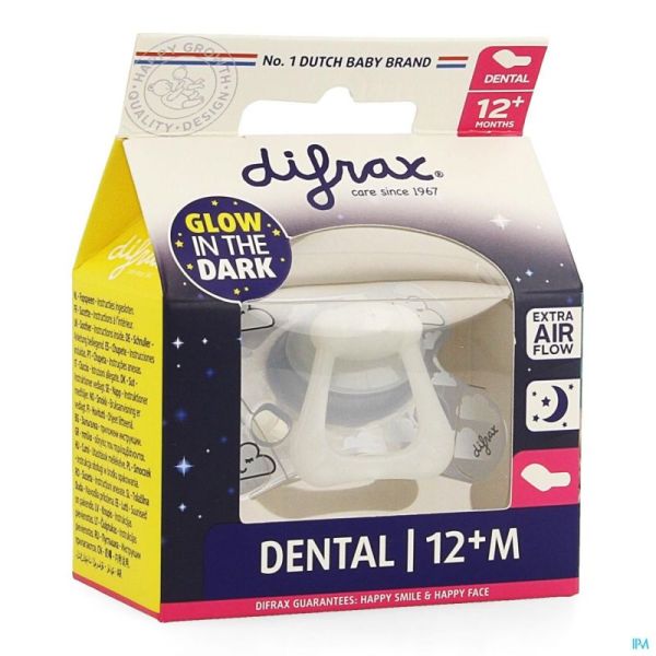 Difrax Sucette Dental +12m Nuit