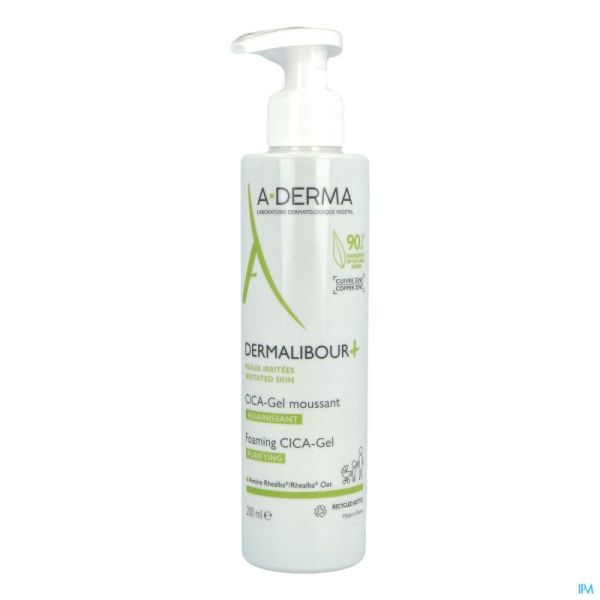 Aderma Dermalibour+ Cica Gel Moussant 200ml