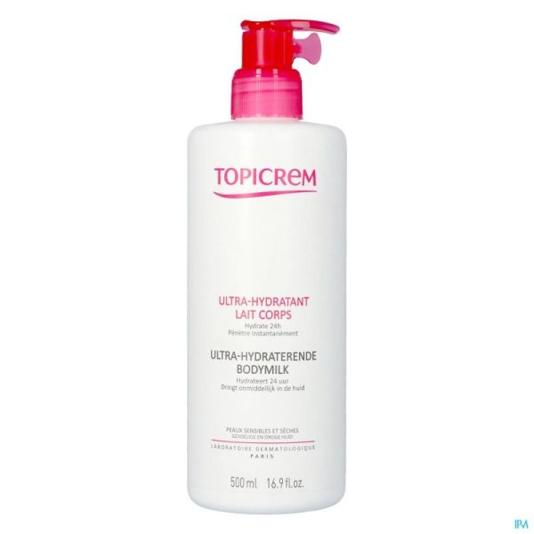 Topicrem Um Lait Corps Hydratant 500ml Nf