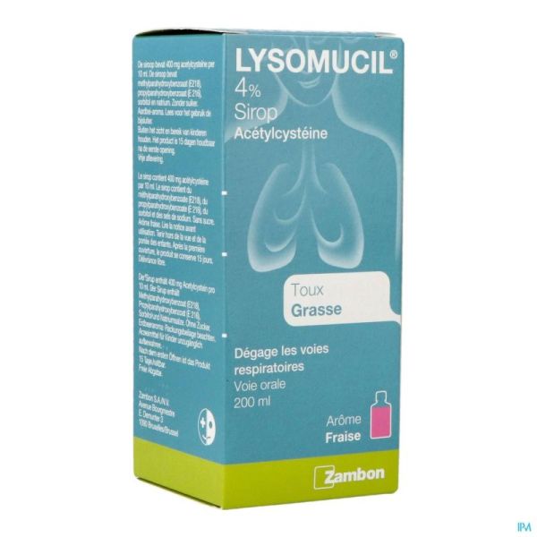 Lysomucil 4% Sirop 200ml