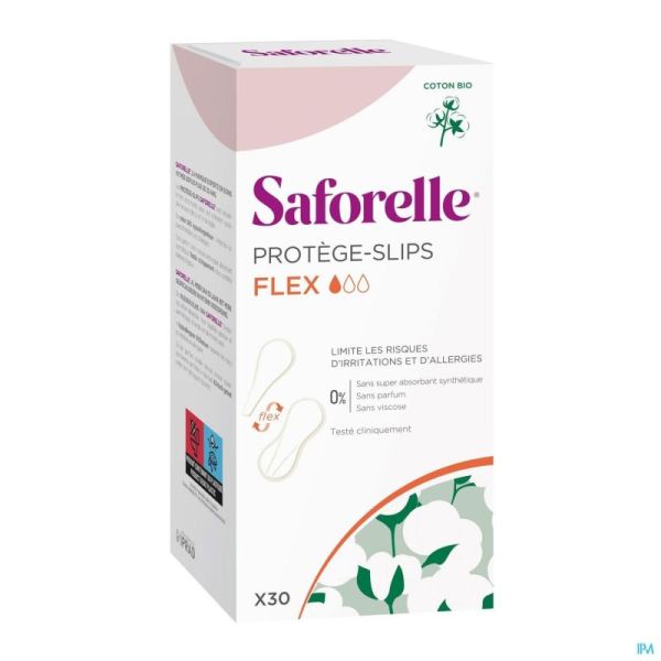 Saforelle Coton Protect Protege Slips Nouv.qual.30