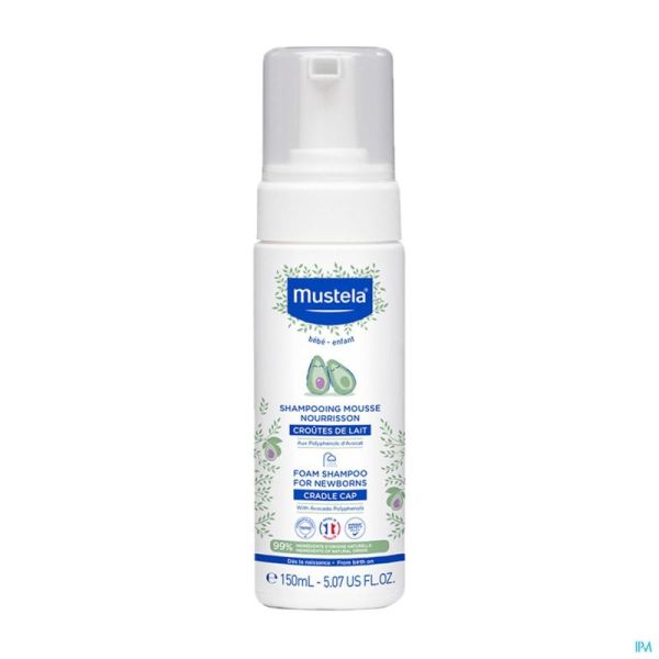 Mustela Pn Shampooing Mousse Nourrisson 150ml