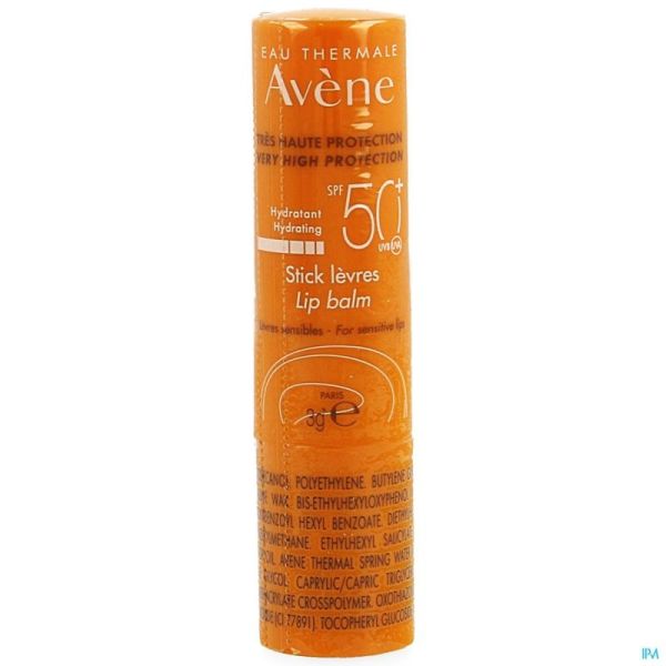 Avene Sol Spf50+ Stick Levres 3g