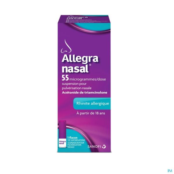 Allegra Nasal 55mcg/dose Susp Pulv. 120 Pulv.