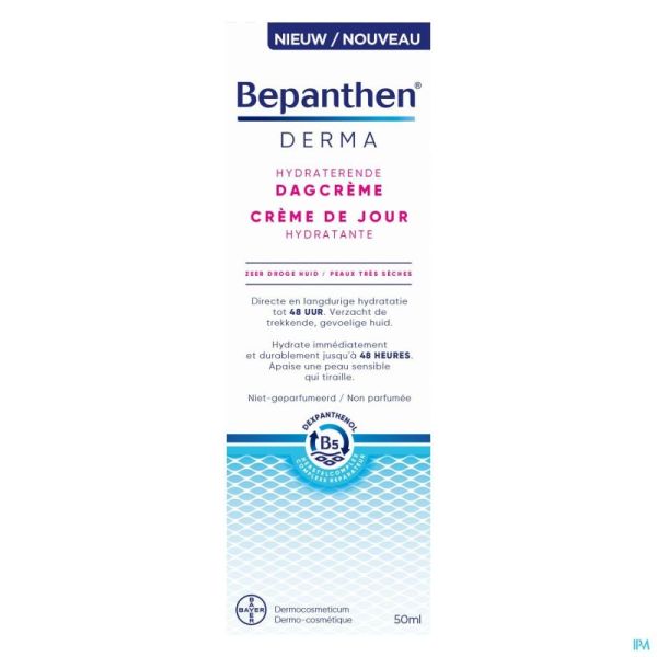 Bepanthen Derma Creme Jour Hydratante Tube 50ml