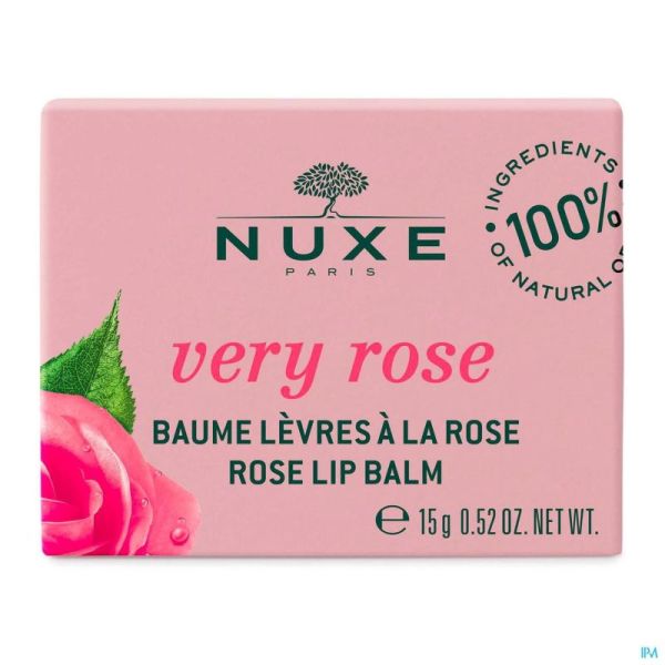 Nuxe Very Rose Baume Levres Rose 15g