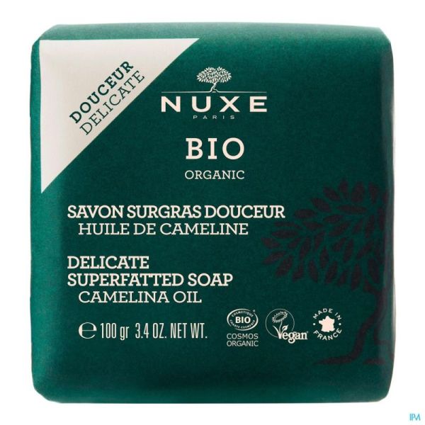 Nuxe Bio Savon Surgras Douceur Huile Cameline 100g