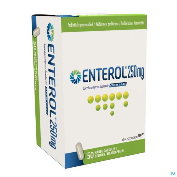 Enterol 250mg Caps Harde Dur 50 X 250mg