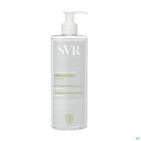 Svr Sebiaclear Eau Micellaire Fl 400ml