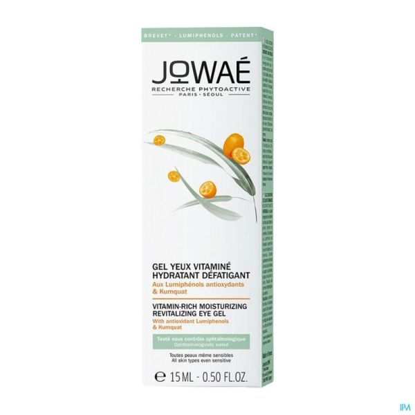 Jowae Gel Yeux Vitamine Hydratant Defatigant 15ml